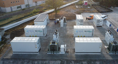Batteriespeicher der Stadtwerke Karlsruhe, errichtet durch EPC und Systemintegrator TRICERA energy