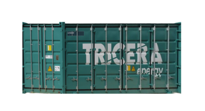 Batteriespeicher-Container im TRICERA energy-Design