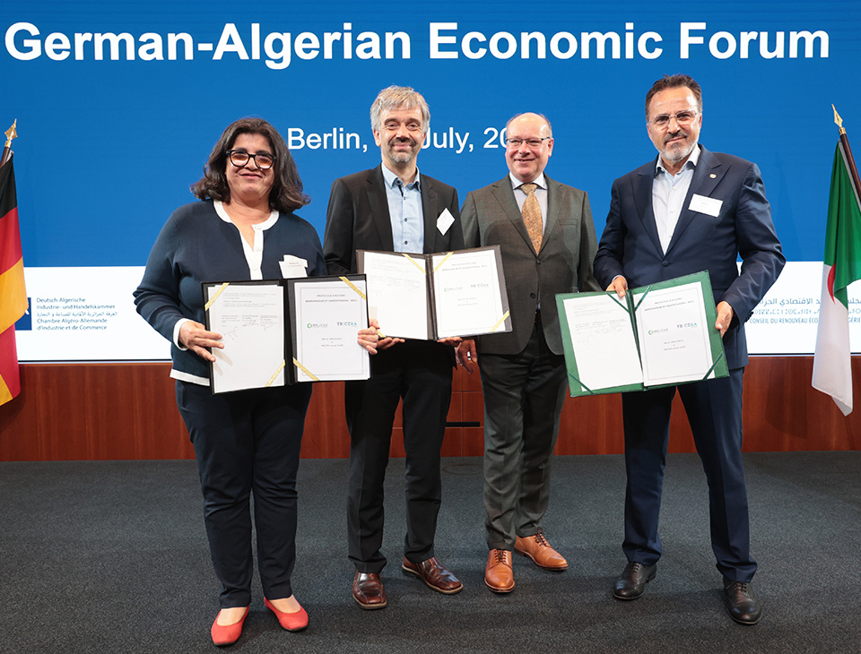 Unterzeichnung des Memorandum of Understanding zwischen TRICERA energy und IRIS JC INDUSTRIAL