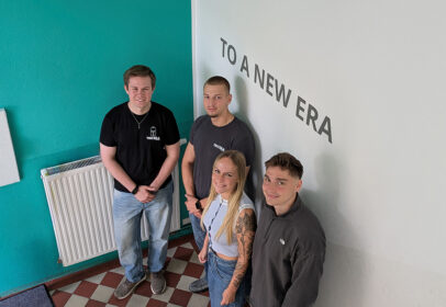 Die Auszubildenden und ihre Ausbilder zum Start der Ausbildung bei der TRICERA energy